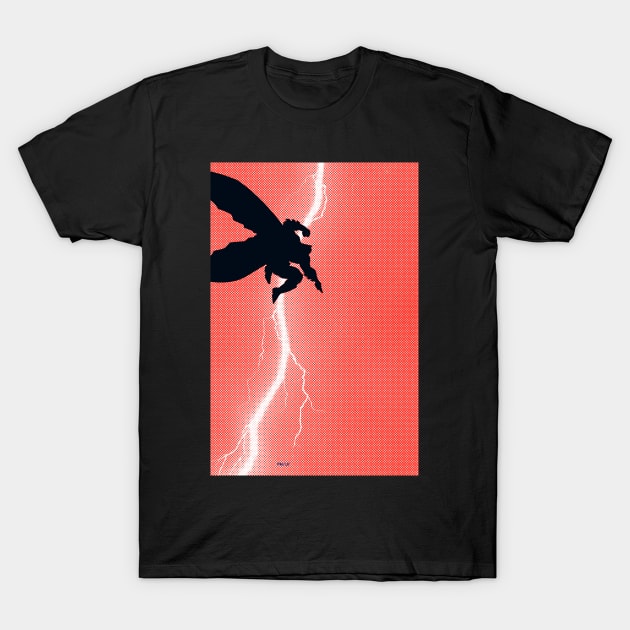 Knight Lightning T-Shirt by SkipBroTees